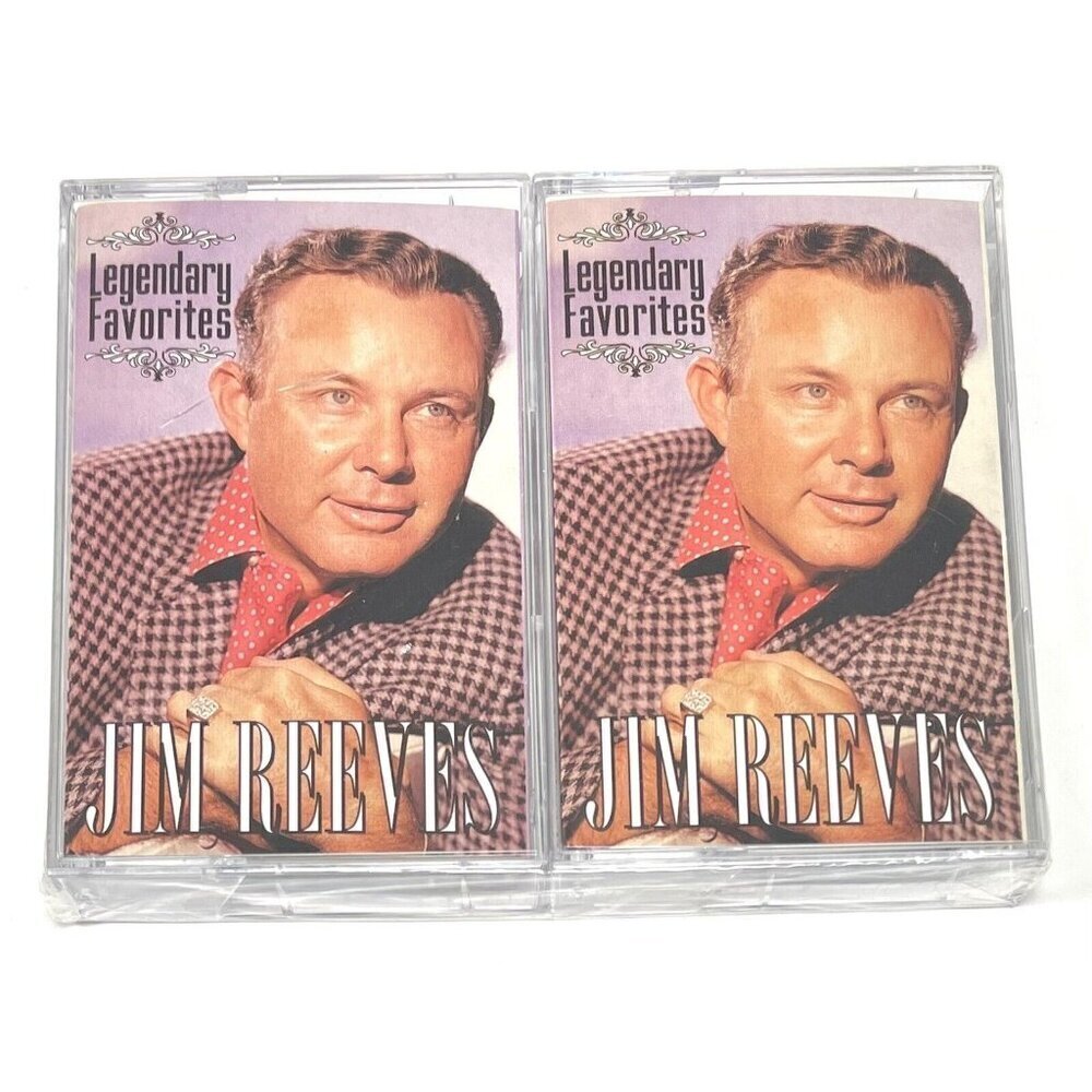 VTG Legendary Favorites by Jim Reeves (2-Cassette SET, 1997, BMG) NIP NEW Sealed